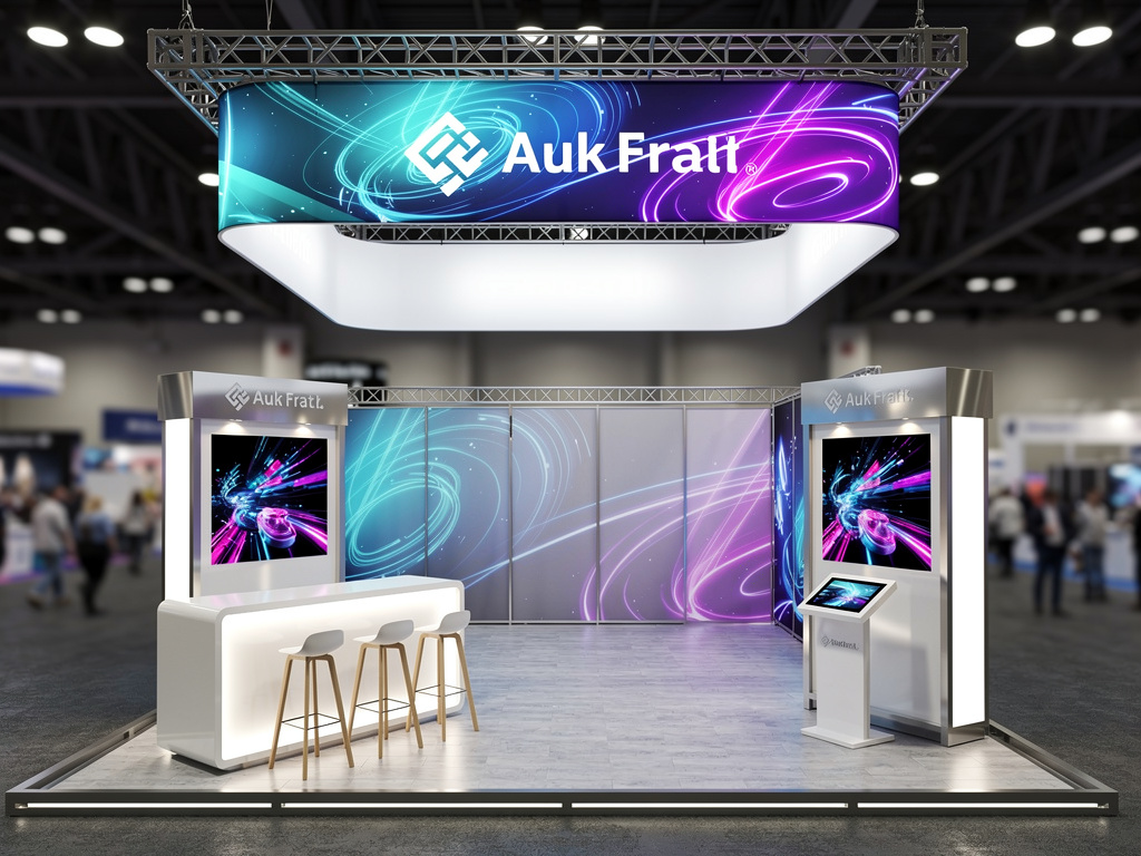 Vanguard 20x50 Island Exhibit with Integrated Brand Experience